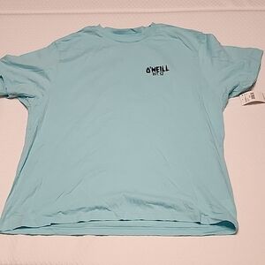 O'Neill Men's Seafoam Crew Neck T-Shirt with Chest Logo
